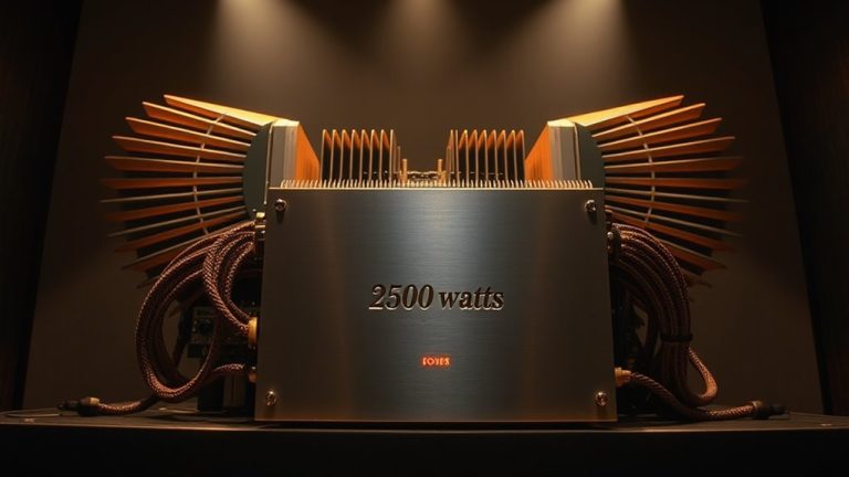 2500 watt power amps