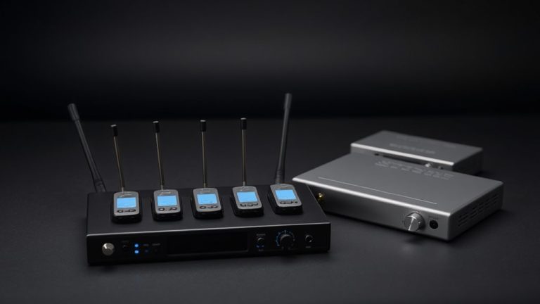 8 channel wireless microphones