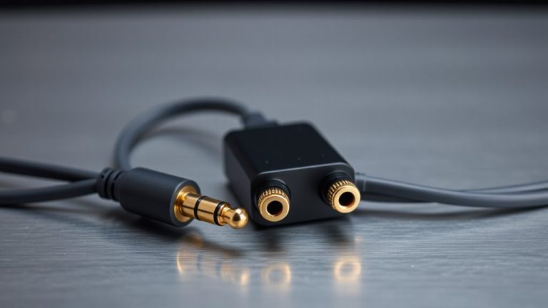 audio splitters for sound sharing