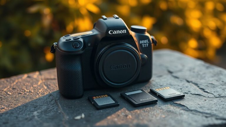 best canon t7 memory cards