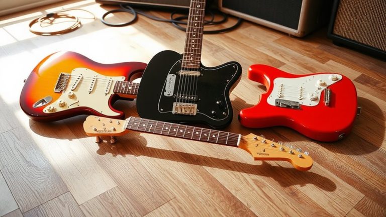 bright crisp single coil guitars