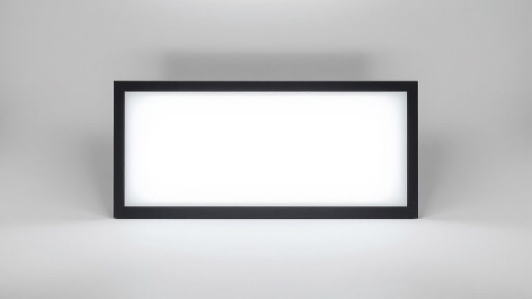 bright even illumination panels