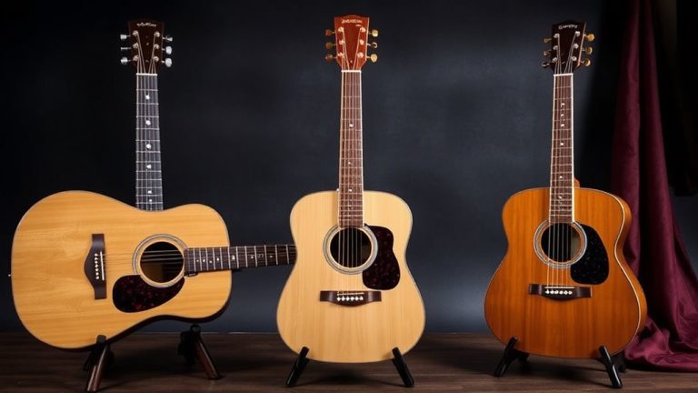 compact acoustic guitars with rich tone
