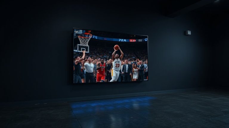 courtside viewing experience at home