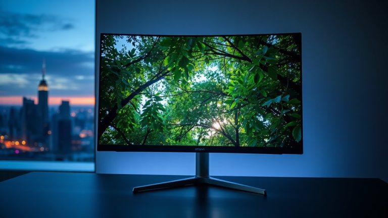 crisp immersive monitor views