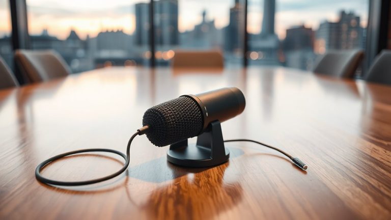 crystal clear conference call mics
