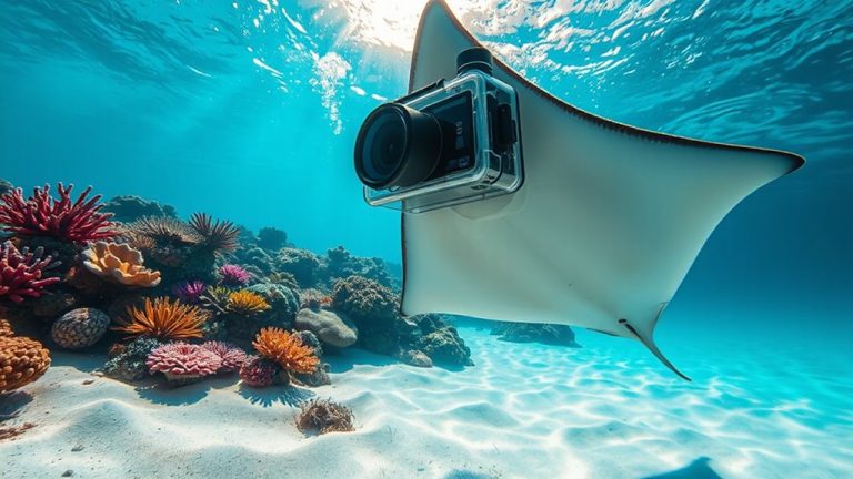 crystal clear underwater camera housing