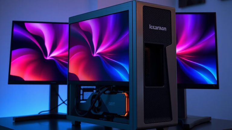 desktop computers for triple monitors