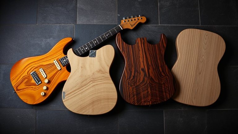 electric guitar body woods