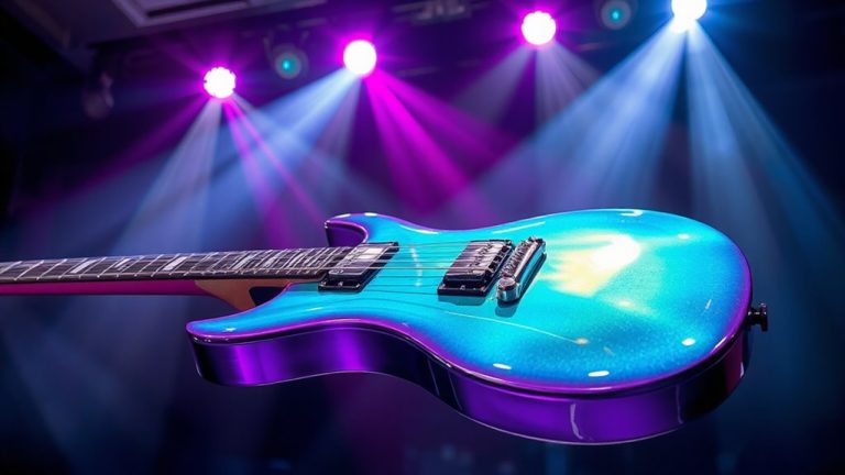 electric guitar stage colors