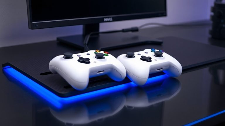 gaming desks with controller storage