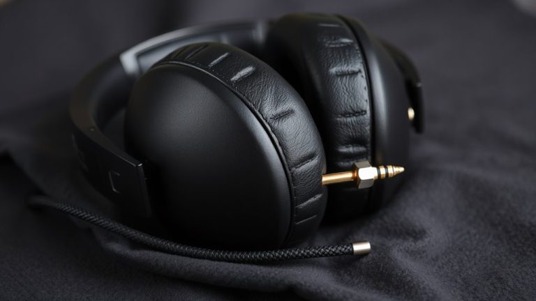 immersive wired closed back headphones