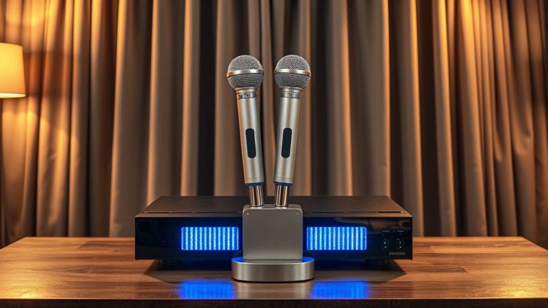 karaoke machines with dual wireless microphones
