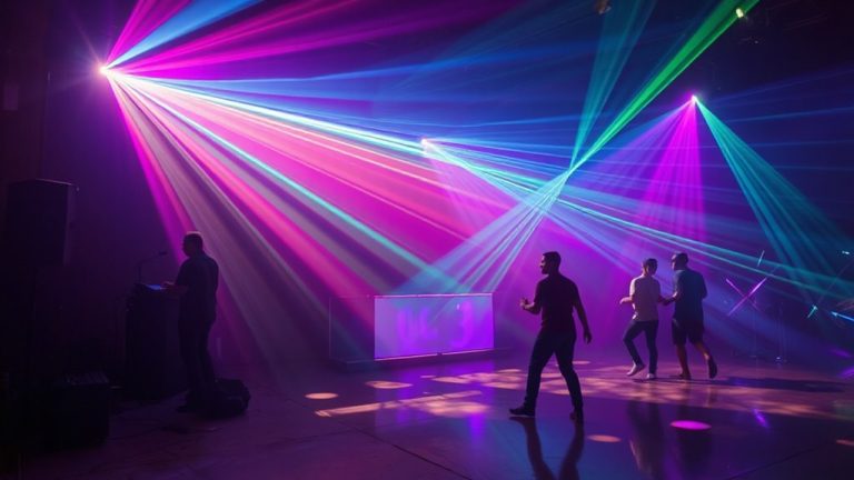 laser lights transform party