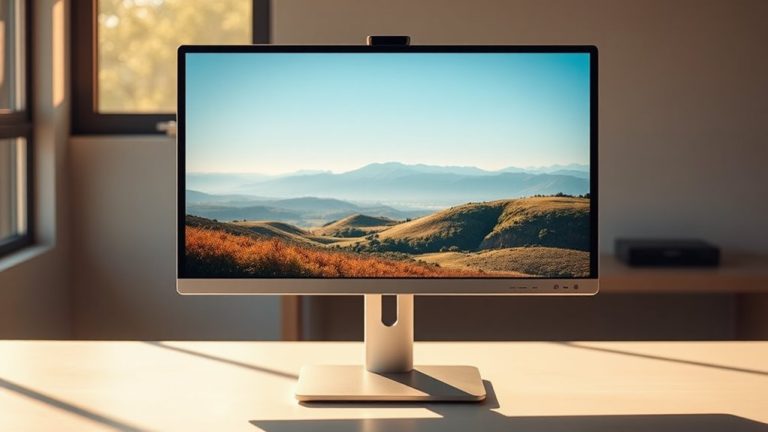 monitors with built in webcams