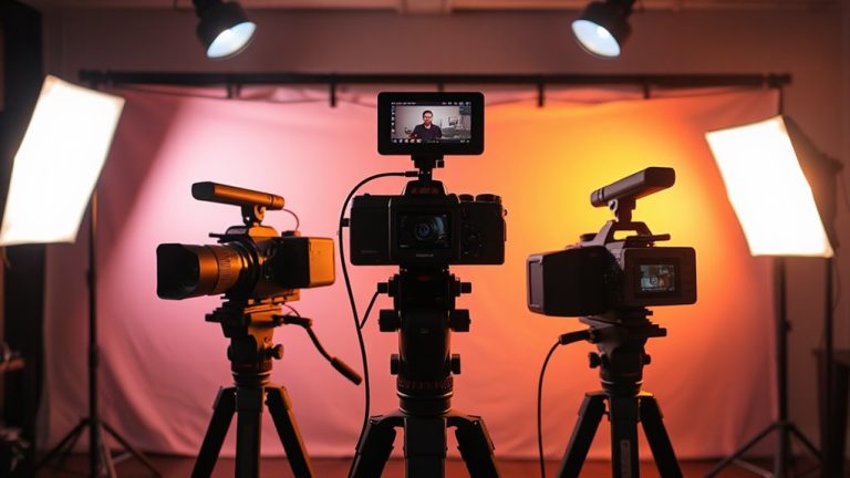 optimal lighting for multi cam streaming