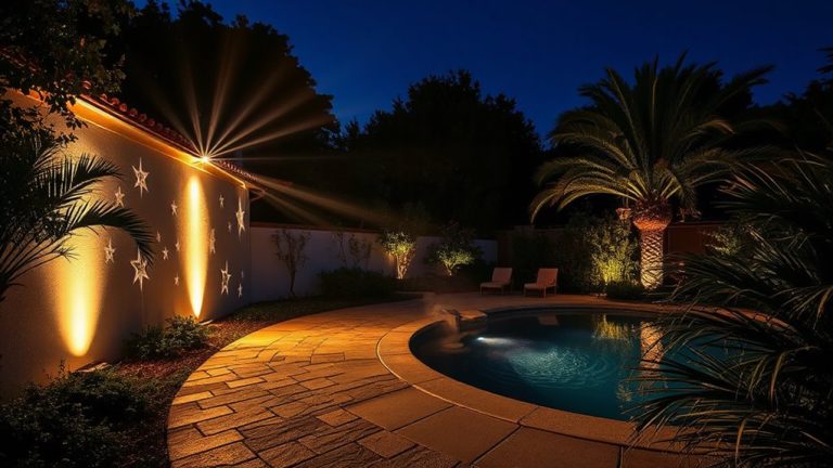 outdoor light projectors display