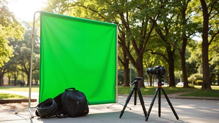 portable green screens for filming