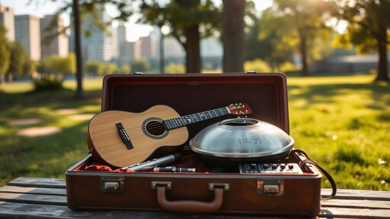 portable instruments for travel musicians