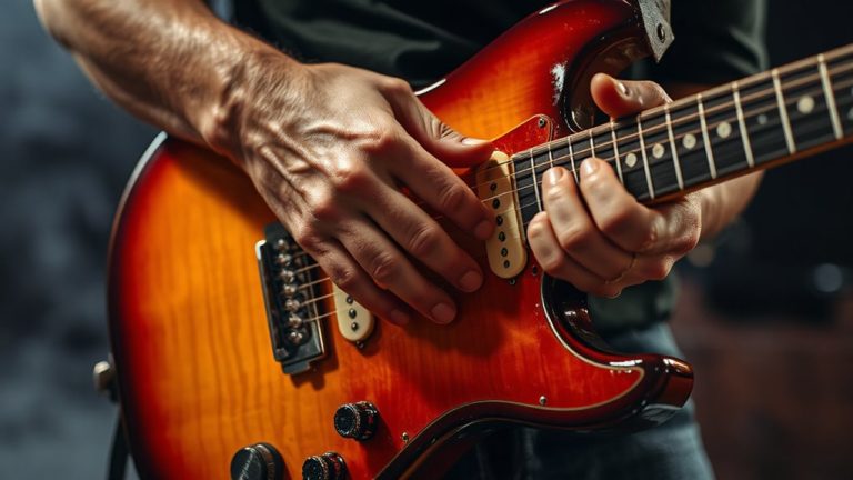 powerful rhythm guitar groove