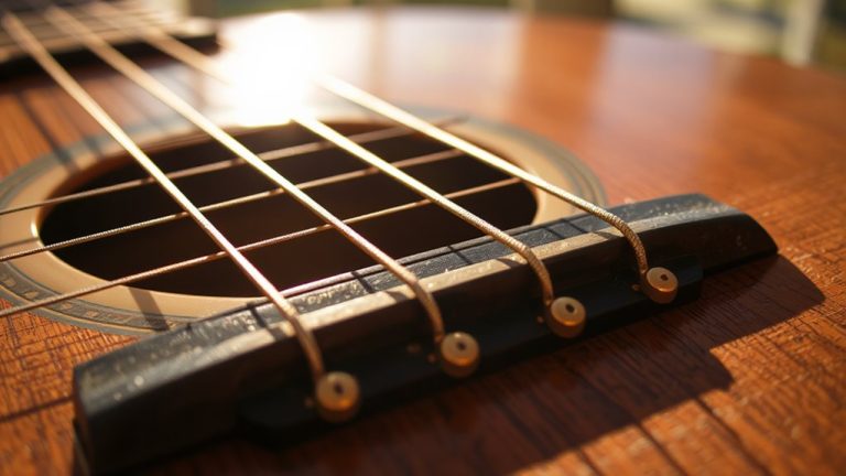 powerful strumming acoustic strings