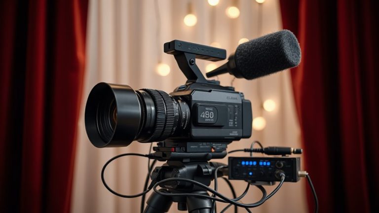 premium cameras with studio audio