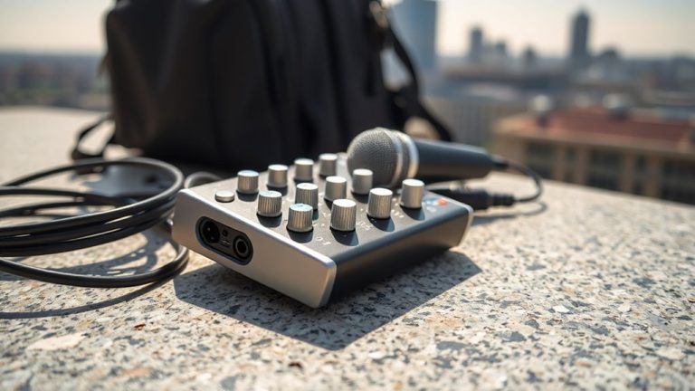 small audio mixers on the go