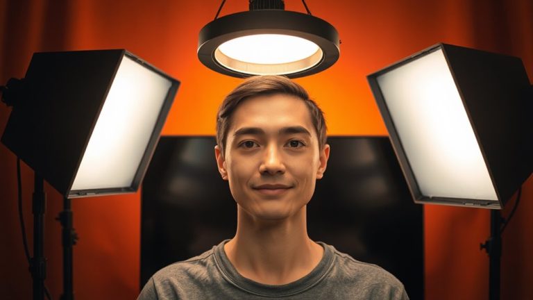 soft diffused lighting setup