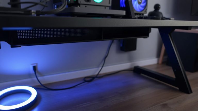 streaming desks with pc mounts