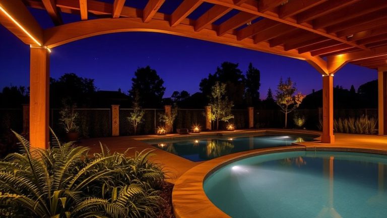 stunning backyard glow lights