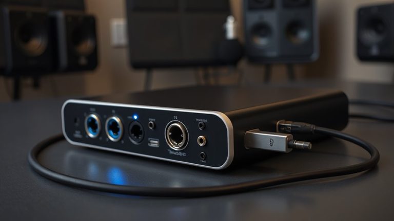 thunderbolt audio interfaces pro sound