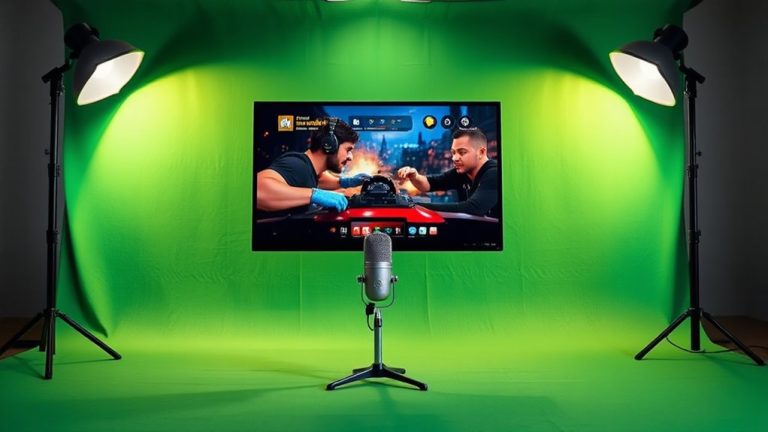 top green screens