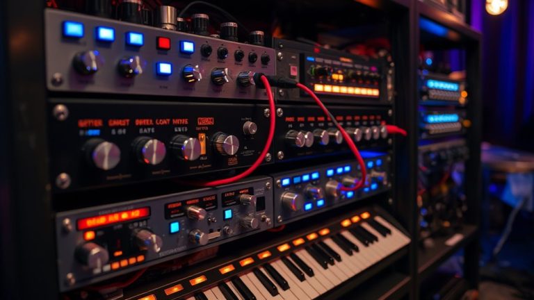 top rack synth units