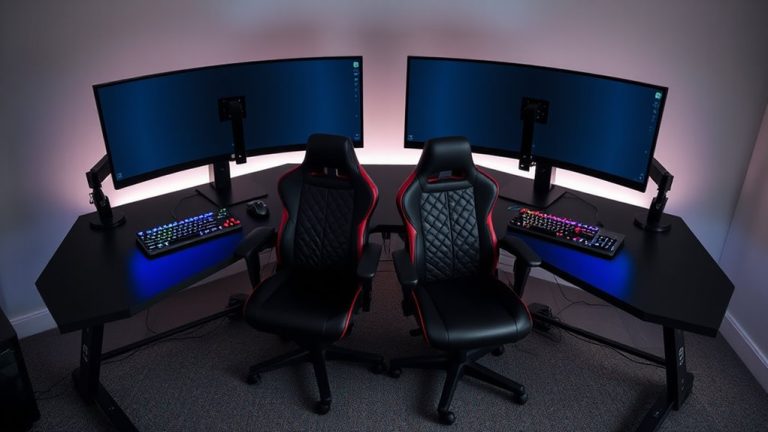 ultimate dual pc desks